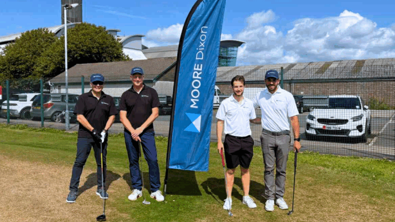 Moore Dixon Went Fore It At The Capital International Cup Charity Golf Challenge