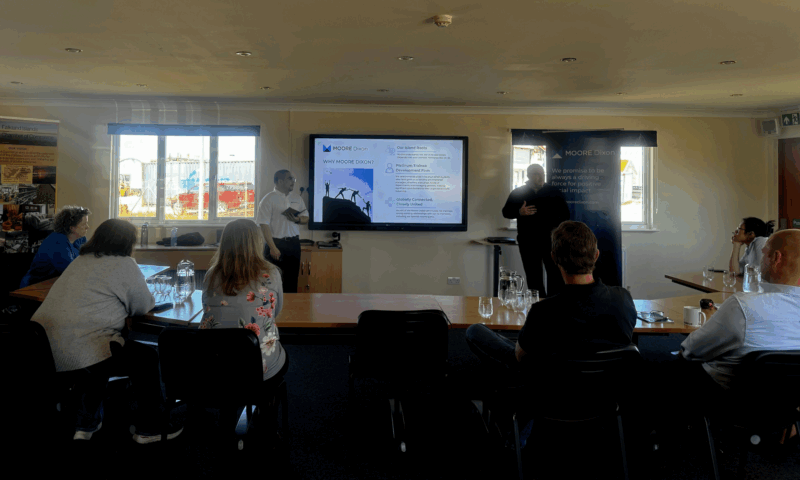 Our Business Development Team Presents To Falkland Islands Chamber of Commerce Members